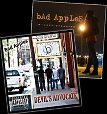 image of Bad Apples albums Left Standing and Devil's Advocate